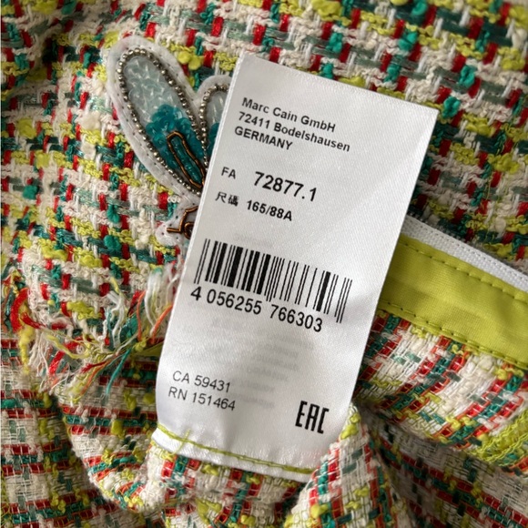 Marc Cain Jackets & Blazers - Marc Cain Green and Red Blazer size 12